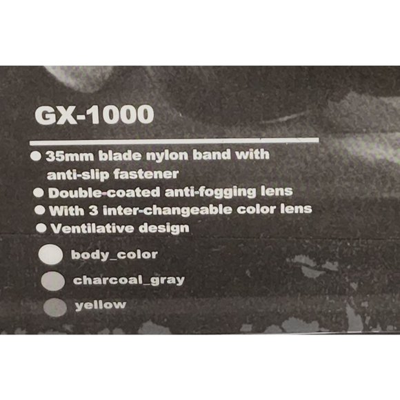 Tactical Airsoft Goggles GX1000 Sport Anti-Dust UV Protective Interchangeable - Picture 6 of 6